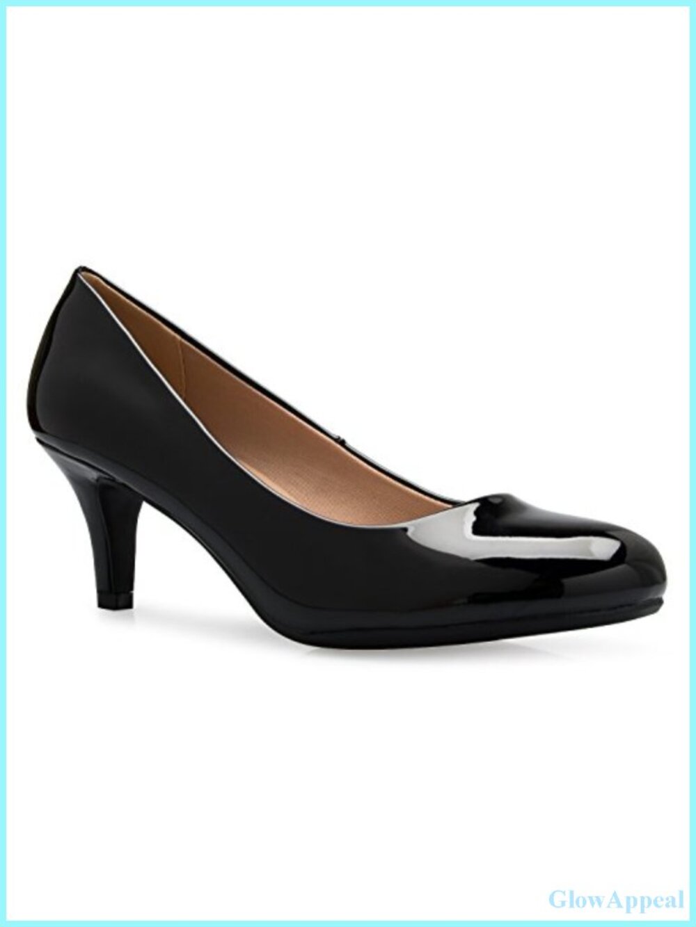 Women's Classic Mid Heel Dress Pumps Closed Toe Stiletto